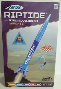 ESTES Rocket Kit Riptide, Model -EST1403 W/ Launcher & Base, Beginners / Age 10+ - Picture 1 of 10