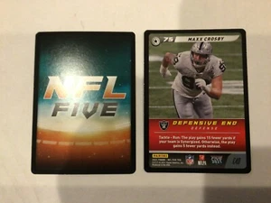 #C40 Maxx Crosby Raiders DE MVP - Common - 2021 panini five NFL quantity avl - Picture 1 of 1