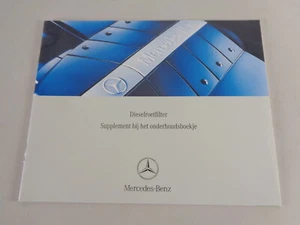 Scheckheft Mercedes Benz Classe E W211 Filtres à Particules Diesel Néerlandais - Photo 1/1