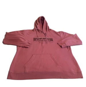 Cabela’s Hoodie Women 2XL Pink Pullover Sweatshirt Sweater Hunting Outdoors - Picture 1 of 10