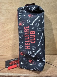 Stranger Things HELLFiRE CLUB Accessory Zipper Bag/Pouch Pencil-Makeup Netflix - Picture 1 of 5