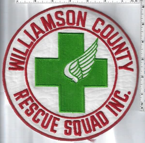 Williamson County Rescue Squad Inc. (Tennessee) 8-inch Round Back Patch - Picture 1 of 1