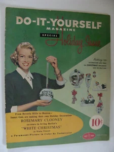 1950er Weihnachtsausgabe Heimwerker Zeitschrift Weihnachten Basteln Rosmarin Clooney - Bild 1 von 1