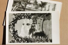 2 RPPC postcards Henry E. Huntington Library and Art Gallery, San Marino, CA