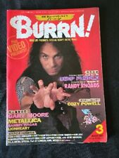 Burrn ! Magazine japonais de heavy metal, mars 1985, Randy Rhoads, violet foncé, Dio