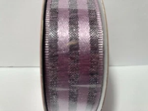 Lila Band Streifen 7/8" x 9 Fuß Polyester einfach Frühling von Nicole (1) Rolle - Bild 1 von 7