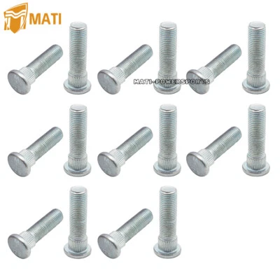 16 x Pernos de perno de rueda para Polaris Sportsman 300 400 450 500 570 700 800 ACE ETX Foto 1 de 4