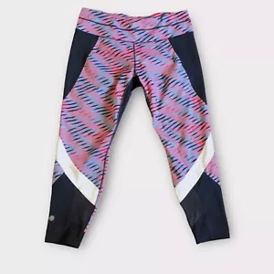 Athleta Damen Leggings 7/8 Electra Sonar Größe Large Petite LP - Bild 1 von 12