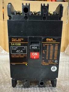 Fuji Electric SA103B Circuit Breaker 3 Pole 100A - Picture 1 of 4