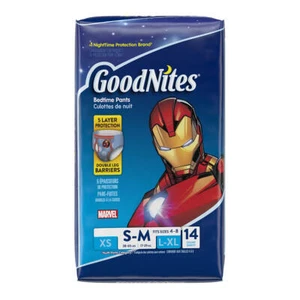 GoodNites saugfähige Jugendunterwäsche Pull-On, Small/Medium - 14er Pack - Bild 1 von 2