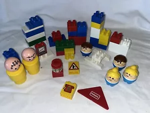 Vintage Fisher Price Little People und Blöcke Lot - Bild 1 von 9