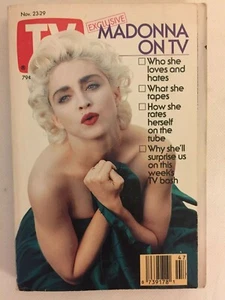 Madonna Vintage Tv Guide Broadcast Cable Magazine 1991 Original Good Condition - Picture 1 of 4