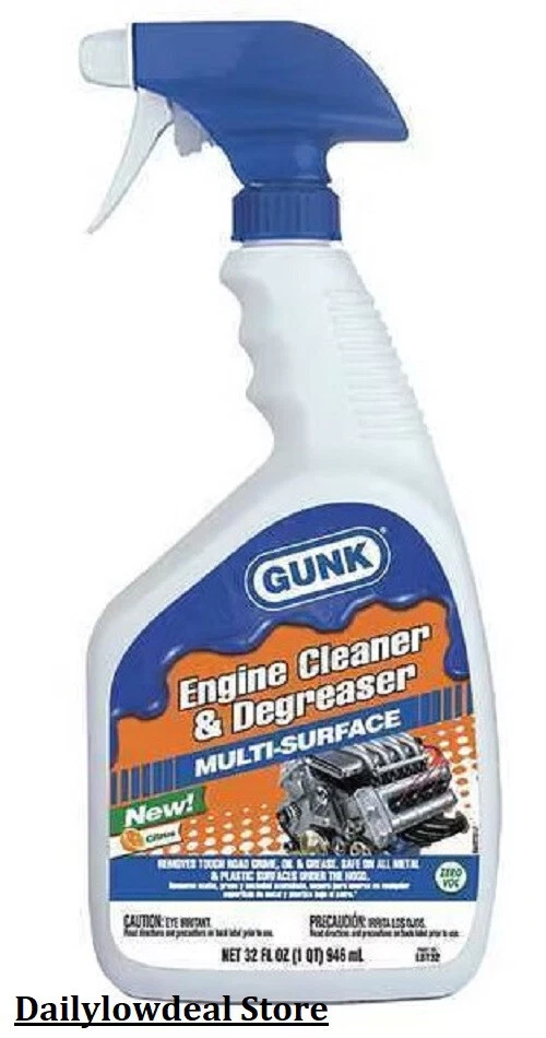 Gunk Citrus Multi-Surface Engine Cleaner & Degreaser Trigger Spray 32 fl oz — 第 1/4 张图片