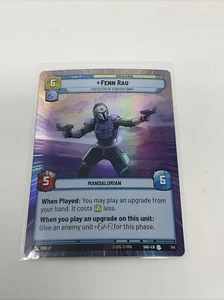 (Hyperfoil) Star Wars Unlimited - Fenn Rau Hyperspace Foil #341 -SHD - Picture 1 of 2