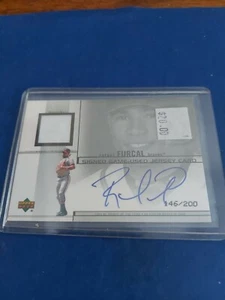 2001 Upper Deck Game Used Jersey Autograph card Rafael Furcal #F-RF (#146/200) - Picture 1 of 1