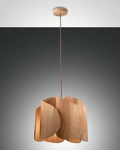 FABAS LUCE Pendel Leuchte Hänge Lampe Pevero 3672-40-132 Eschenholz 1flg. E27 - Bild 1 von 5