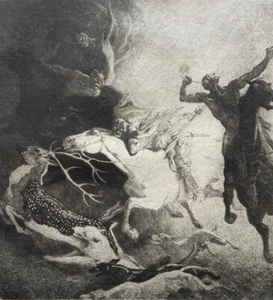 1928 NORMAN LINDSAY, WHAT THE DEER SAID, ORIGINAL COLLOTYPE 1/550 FREE EXPR W/W - Picture 1 of 2