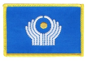 CIS / GUS Aufnäher Flaggen Fahnen Patch Aufbügler 8x6cm - Picture 1 of 1