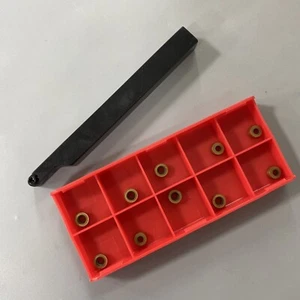 SRACL1010H06 Lathe Turning Tool 10x Round Carbide Inserts Boring Carving Set - Picture 1 of 8