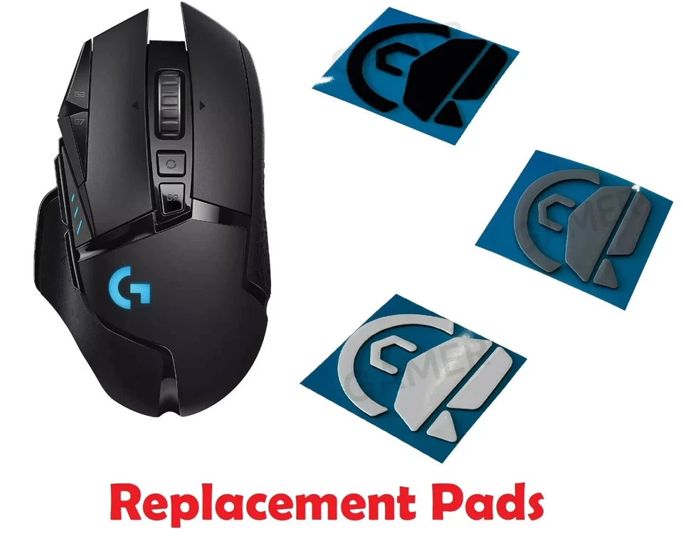 Replacement Feet Skates Pads Logitech G502 Hero Lightspeed Gaming WIRELESS Mouse - Image 1 of 1