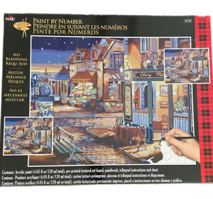 Plaid Paint by Number Kit "Starry Night" Large Size 20" x 16"  21757 ***READ***