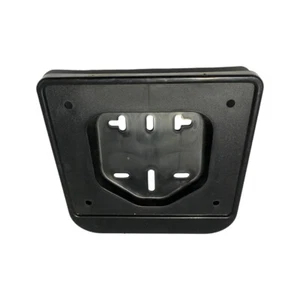 KENNZEICHENHALTER SCHWARZ UNIVERSAL KUNSTSTOFF FÜR SCOOTER, VESPA, MOTORRAD 50 CC - Bild 1 von 2