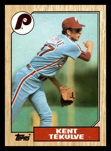 1987 Topps Kent Tekulve Philadelphia Phillies #684 Centered Mint - Picture 1 of 2