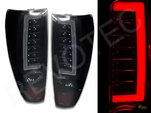 Black Smoke C-Bar LED Tail Lights For 04-12 Chevy Colorado GMC Canyon Pickup - Picture 1 of 9