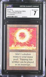 MTG Beta SOL RING CGC 7 (9010) Graded Power LPD - Picture 1 of 2