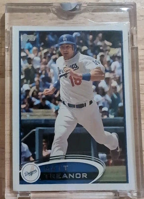 MATT TREANOR 2012 Topps Update Series VAULT BLANK BACK SP #1/1 Dodgers Misty May - Image 1 of 2