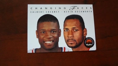 1993-94 SKYBOX PREMIUM EDITION #318  CHANGING FACES CHEANEY/DUCK BASKETBALL CARD - Image 1 of 2