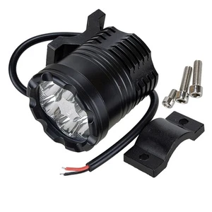 1x Foco LED Delantero Moto Blanco Faro Antiniebla Lámpara de Conducción Impermeable - Imagen 1 de 8
