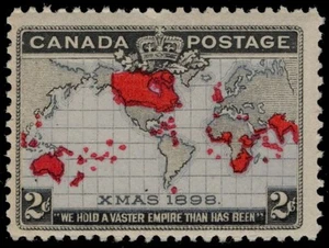 KANADA 86 (SG167) - Imperial Penny Postage "Commonwealth Map" (pc26874) NH - Bild 1 von 1
