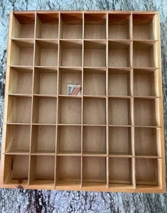 Vintage Miniatur Vitrine Regal Schmuckkasten Holz Kurios Schattenkasten ca. 15x17x2 - Bild 1 von 1