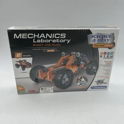 Mechanics Laboratory Construction Model Kit Buggy & Quad STEM Clementoni Italy - Image 1 of 4