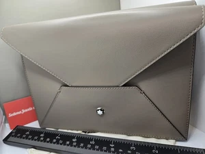 $425 MSRP - Montblanc 131926 Dusty Grey Notebook Cover Size 146 - Picture 1 of 8