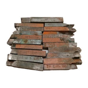 Vintage Carboloy Lathe Tool Bit Mixed Lot of 20 Bits - Picture 1 of 3