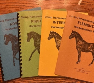 4 Stück CHA Camp Horsemanship Handbuch zertifiziert Verband Level 1 2 3 4 Reiten - Bild 1 von 7