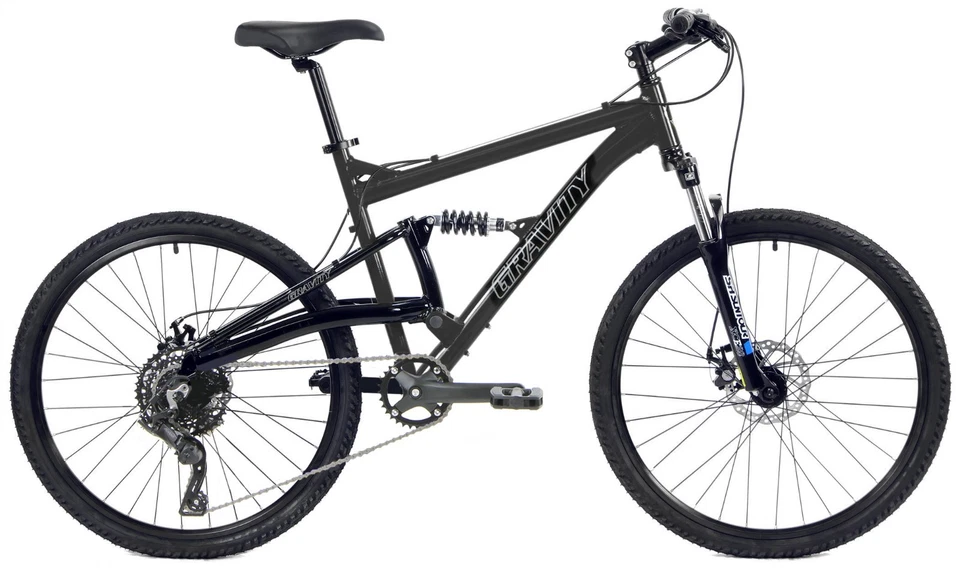 Gravity FSX ADVENT Aluminum Full Suspension Mountain Bicycle 1X (WH6) - Image 1 of 1