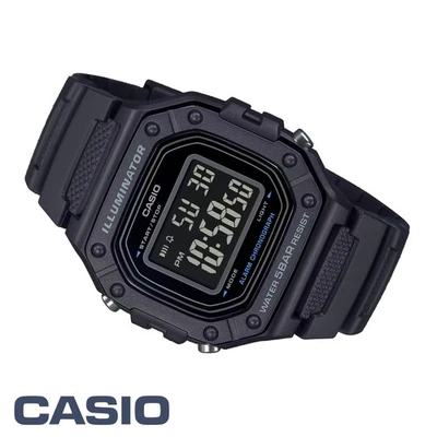 CASIO W-218H-1BJF Negative LCD 7 Year Battery WR50m Standard Digital Watch - Image 1 of 3