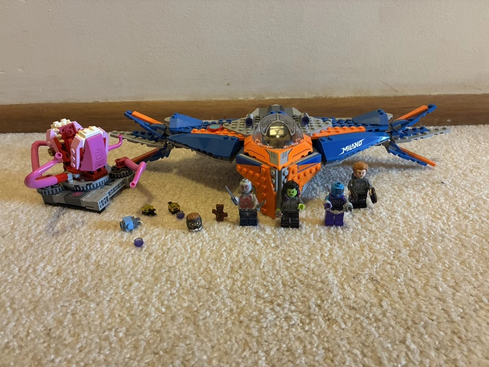 LEGO Marvel Super Heroes The Milano vs. The Abilisk 76081 Used Complete - Image 1 of 4