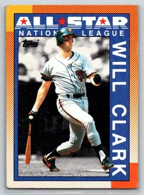 1990 Topps #397 Will Clark San Francisco Giants - Image 1 of 2
