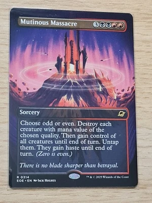 MTG - Mutinous Massacre  - Alternate - ENG - Rare - NM Edge of Eternities! - Bild 1 von 2