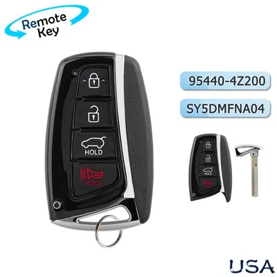 Mando a distancia de repuesto para Hyundai Santa Fe 20014 2015 2016 2017 2018 Foto 1 de 4