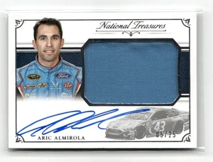 2016 PANINI NATIONAL TREASURES ARIC ALMIROLA AUTO MATERIAL 05/25 # JFS-AA - Picture 1 of 2