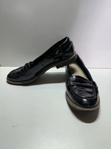 Ladies Shoes E Black Comfort Clarks Size 8 - Picture 1 of 7