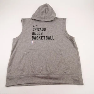 Chicago Bulls Nike NBA Authentics Sweatshirt Men's Gray Used - Picture 1 of 5