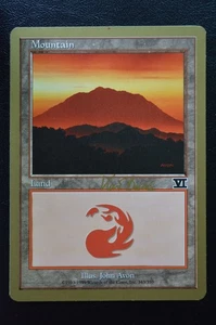 Magic The Gathering MTG MOUNTAIN (343) WCD 1999: Kai Budde LP Lightly Played - Picture 1 of 2