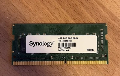 Synology 4GB DDR4 ECC SODIMM D4ES02-4G - Brand New - Image 1 of 2