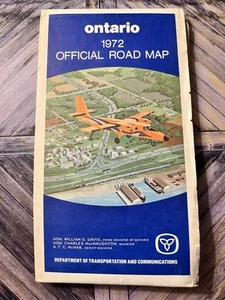 Vintage Ontario Canada 1972 Road Map Niagara Falls - Picture 1 of 8